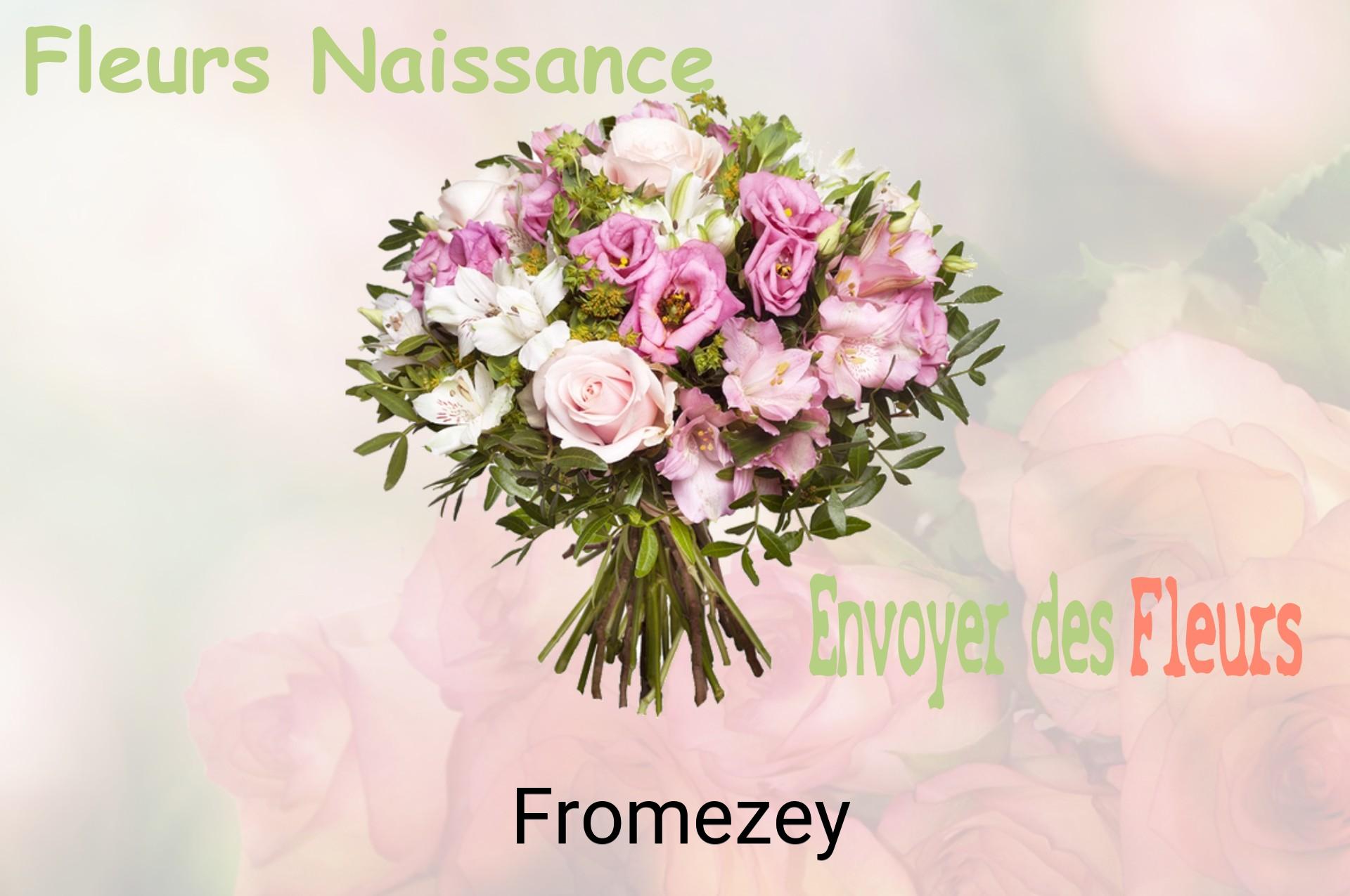 Bouquet de fleurs de naissance livré à Fromezey